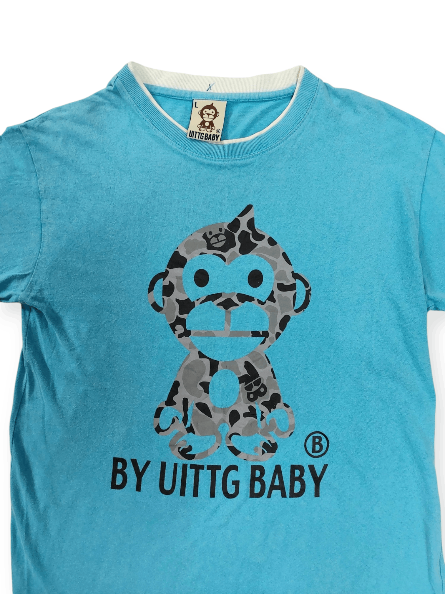 Vintage Uittg Baby Big Ape Logo T-shirt Size US L / EU 52-54 / 3 - 9 Thumbnail