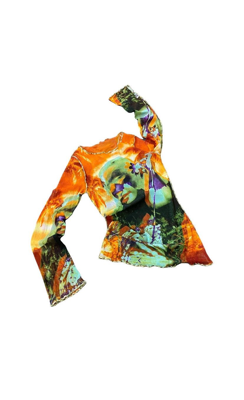 Jean Paul Gaultier Vintage 90 jean paul gautier 3D mesh top Size S / US 4 / IT 40 - 1 Thumbnail