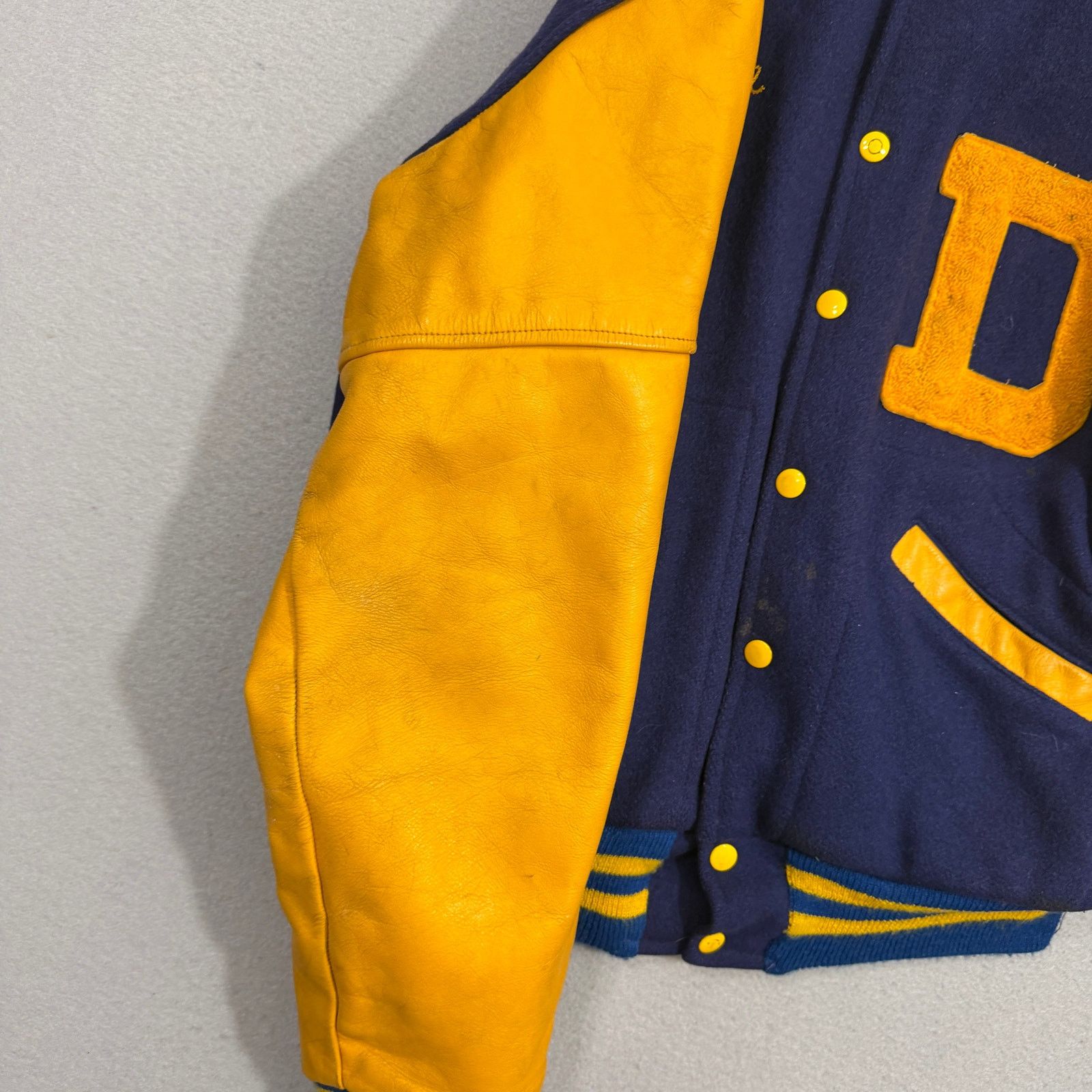 Vintage Vintage 1950s 60s Dewitt Panthers Varsity Jacket 42 L Blue Size US L / EU 52-54 / 3 - 7 Thumbnail