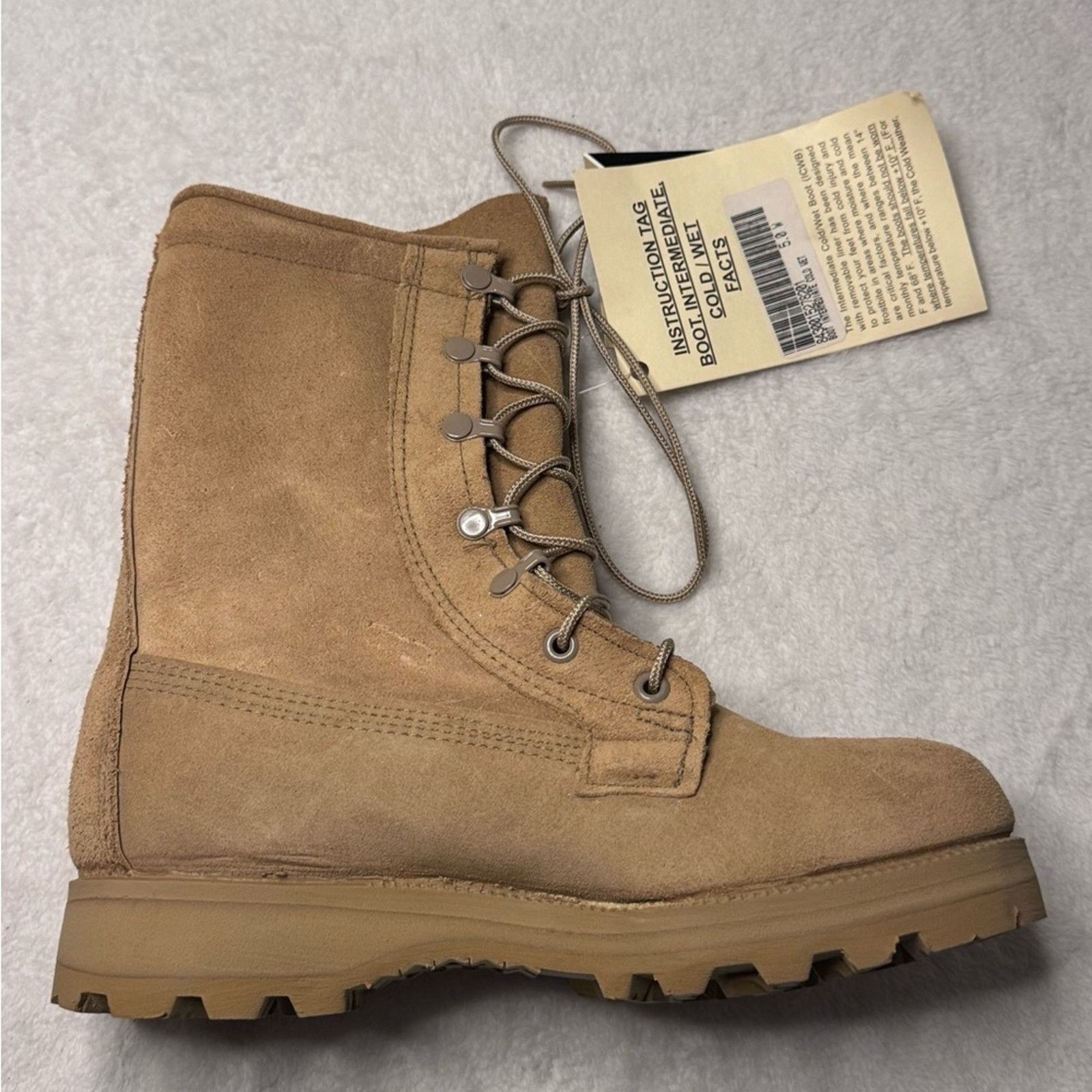 Goretex Belleville Sand Tan Cold Weather Combat Boots 08-D-1043 5 W Size US 5 / IT 35 - 15 Thumbnail