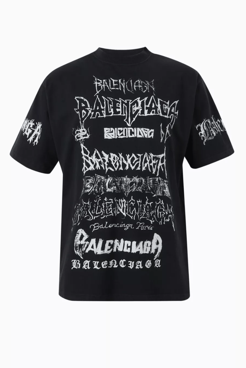Balenciaga Balenciaga Metal DIY Outline T Shirt Size US M / EU 48-50 / 2 - 1 Thumbnail