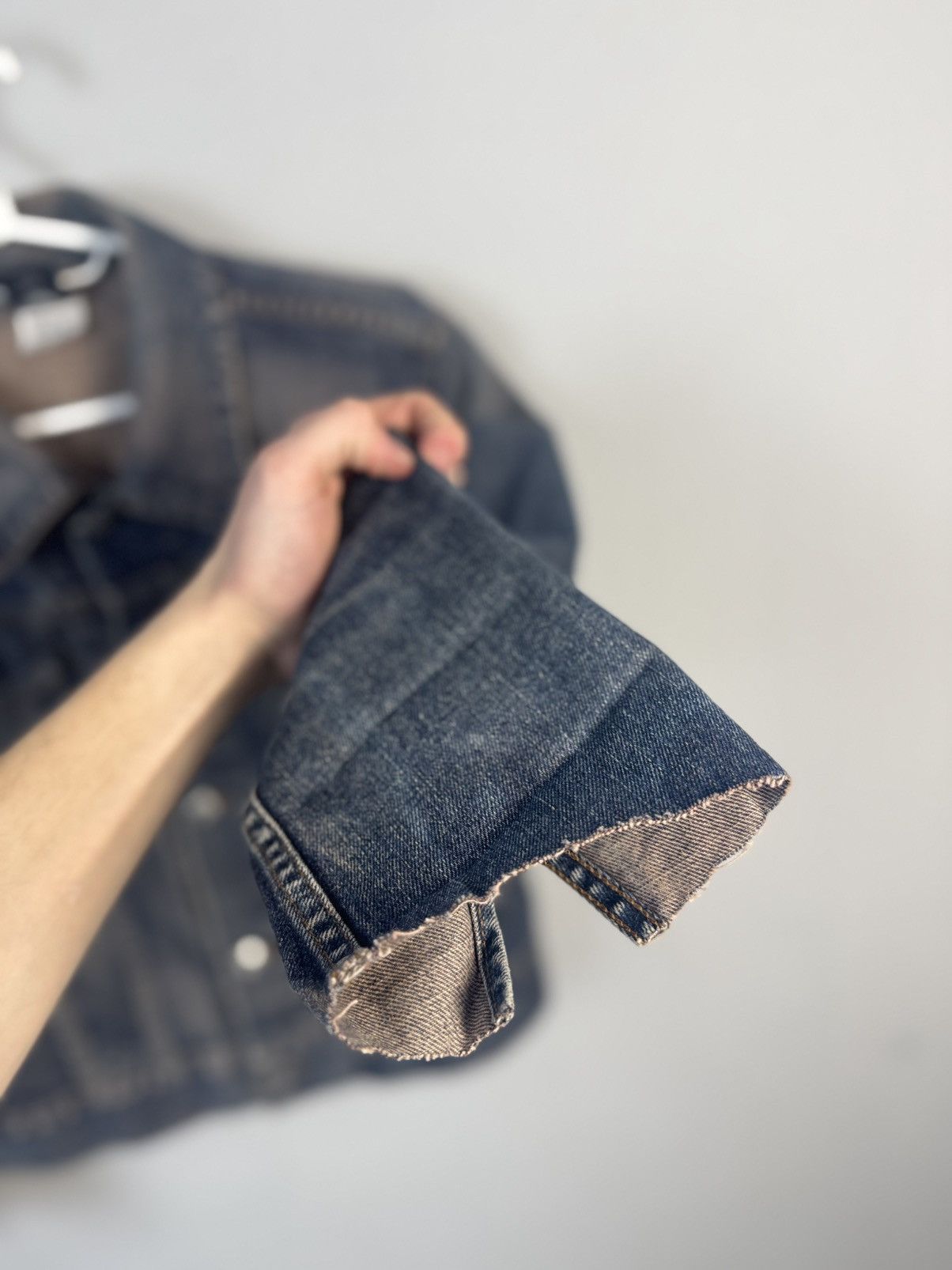 Diesel × Japanese Brand × Vintage Vintage Diesel 90s y2k denim Faded jacket Size M / US 6-8 / IT 42-44 - 9 Thumbnail