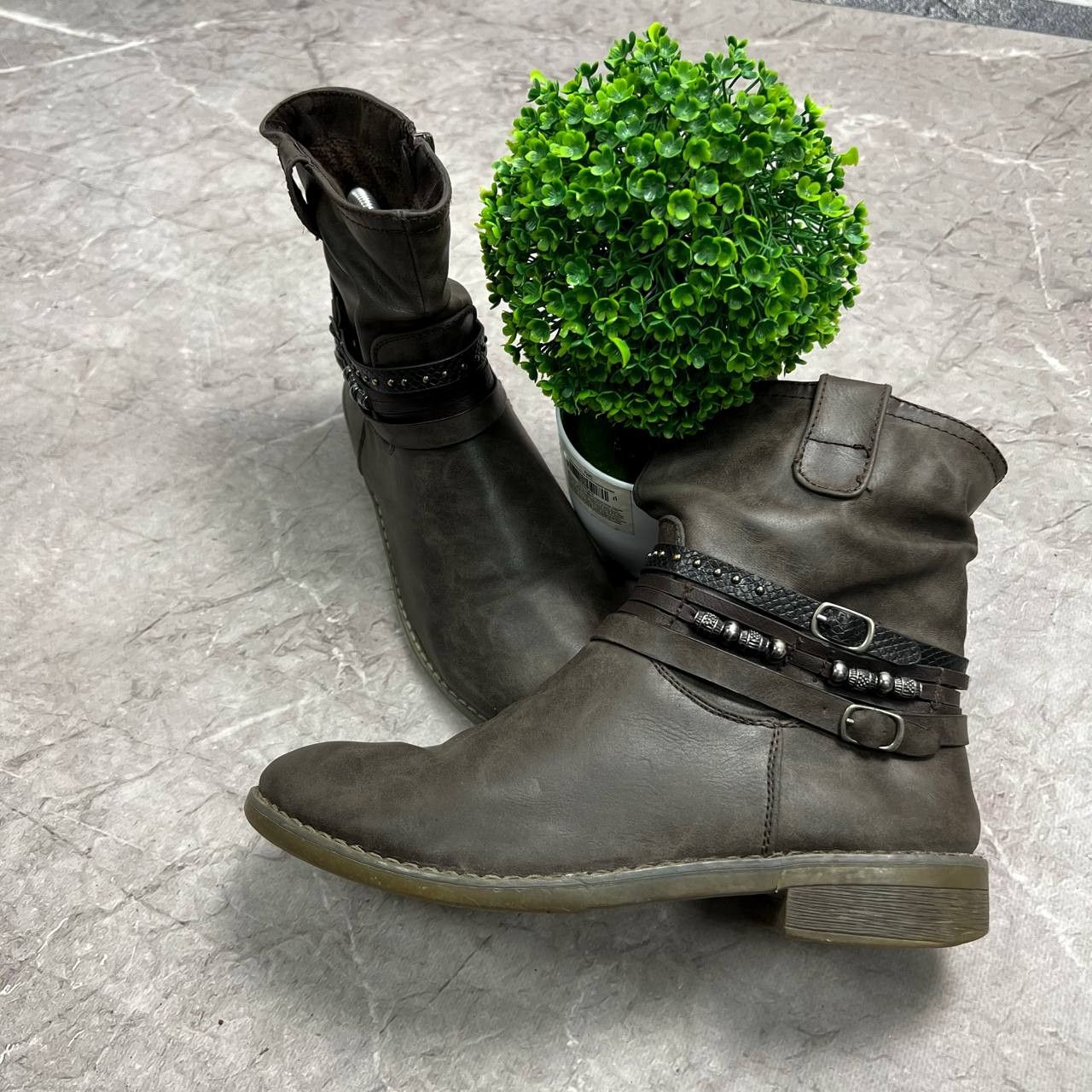 Japanese Brand Vintage AS.98 AirStep Style Acnle Leaher Biker EUR 37 Size US 5 / EU 37 - 7 Thumbnail