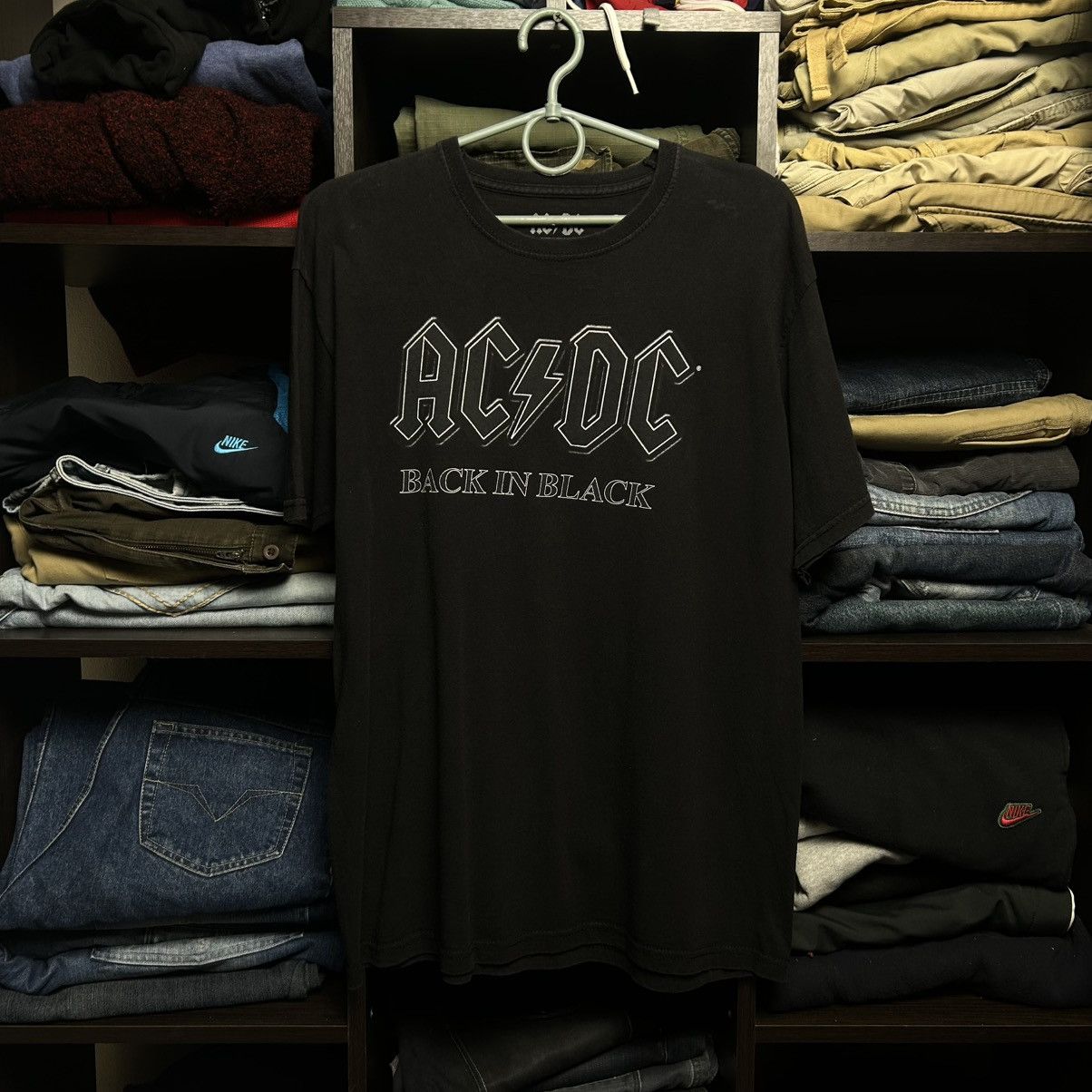 Band Tees Vintage AC DC Back To Black rock band streetwear tee size XL Size US XL / EU 56 / 4 - 1 Thumbnail