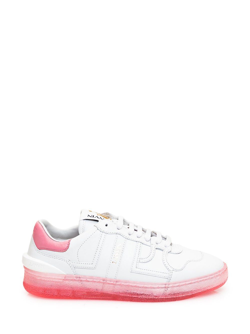 Lanvin o1y0125 Low-Top Sneakers in White/Pink Size US 5 / EU 37 - 1 Thumbnail