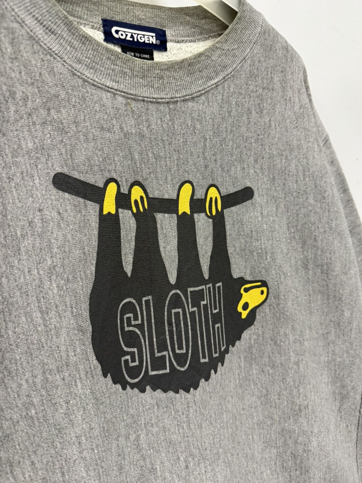 Japanese Brand 🔥 Cozygen SLOTH JAPAN STREETWEAR SWEAT - L Size US L / EU 52-54 / 3 - 5 Thumbnail
