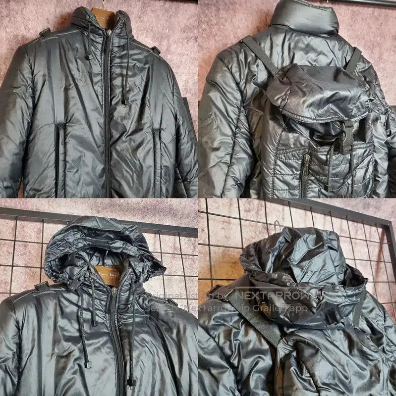 Fendi Fendi Black Logo Down Jacket for Women . Size M / US 6-8 / IT 42-44 - 2 Thumbnail