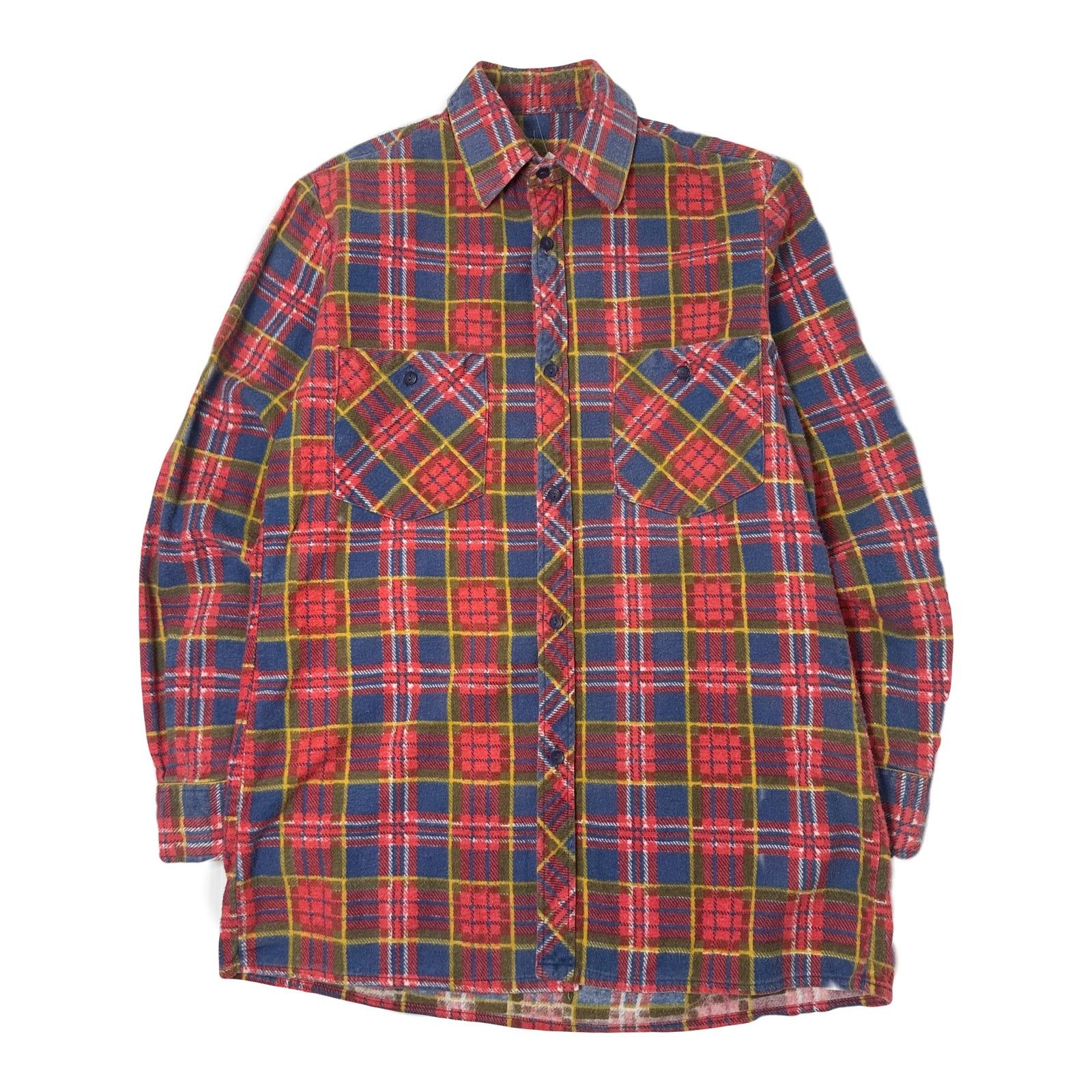 Vintage Vintage Plaid Flannel Button Up Shirt M Size US L / EU 52-54 / 3 - 1 Thumbnail