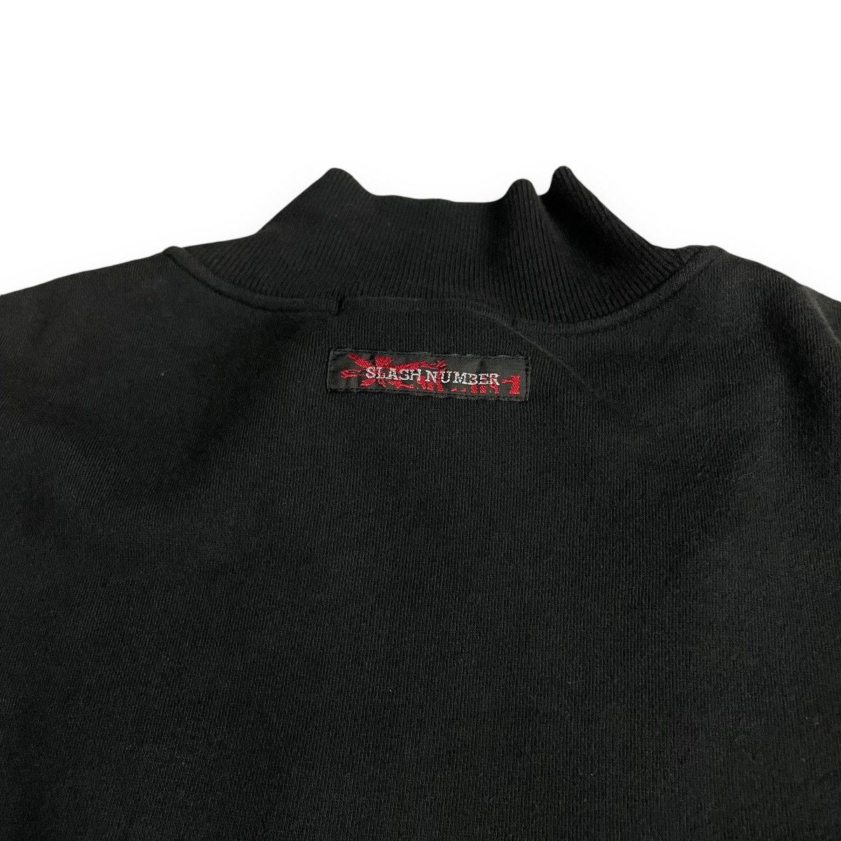 If Six Was Nine × Japanese Brand × Le Grande Bleu (L.G.B.) 🇯🇵 SLASH NUMBER SEDITIONARIES PUNK FULL ZIP SWEATER JACKET Size US M / EU 48-50 / 2 - 8 Thumbnail