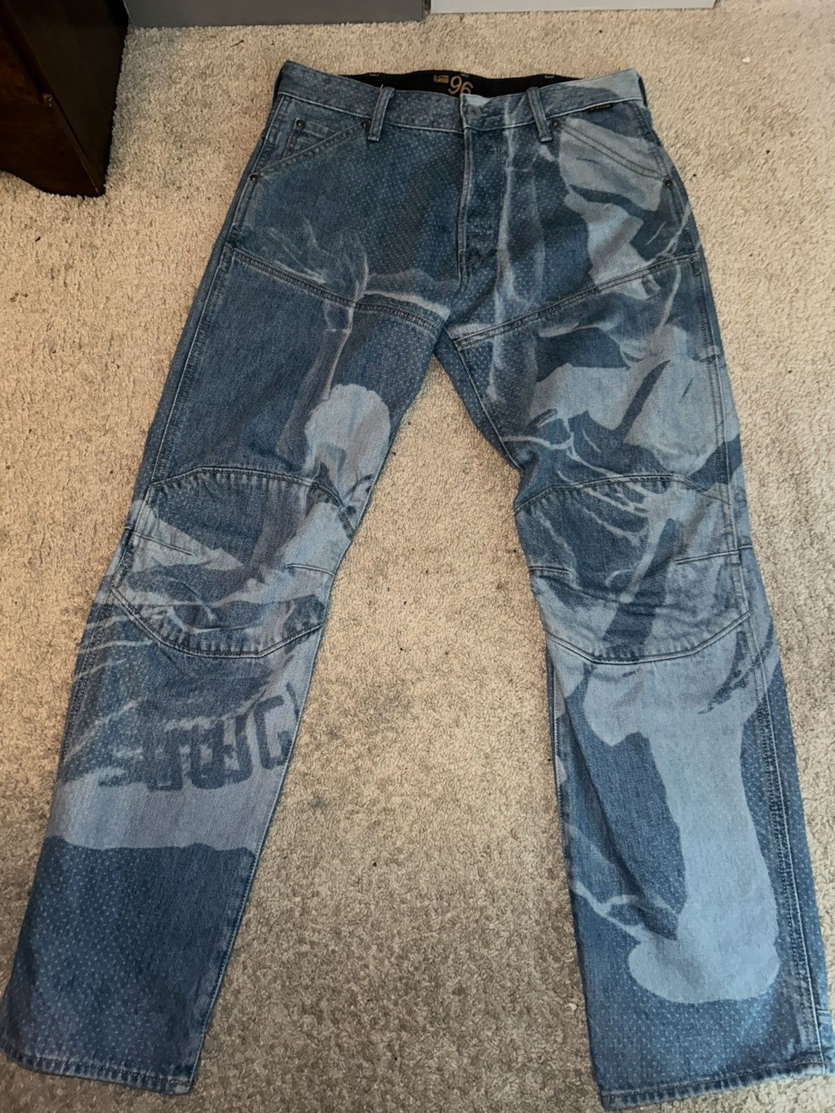 G-Star G-STAR Elwood Laser G-spin Jeans Size US 30 / EU 46 - 2 Thumbnail