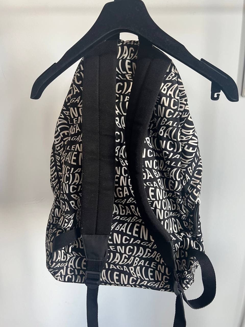 Balenciaga Balenciaga black and white logo backpack Size ONE SIZE - 2 Thumbnail