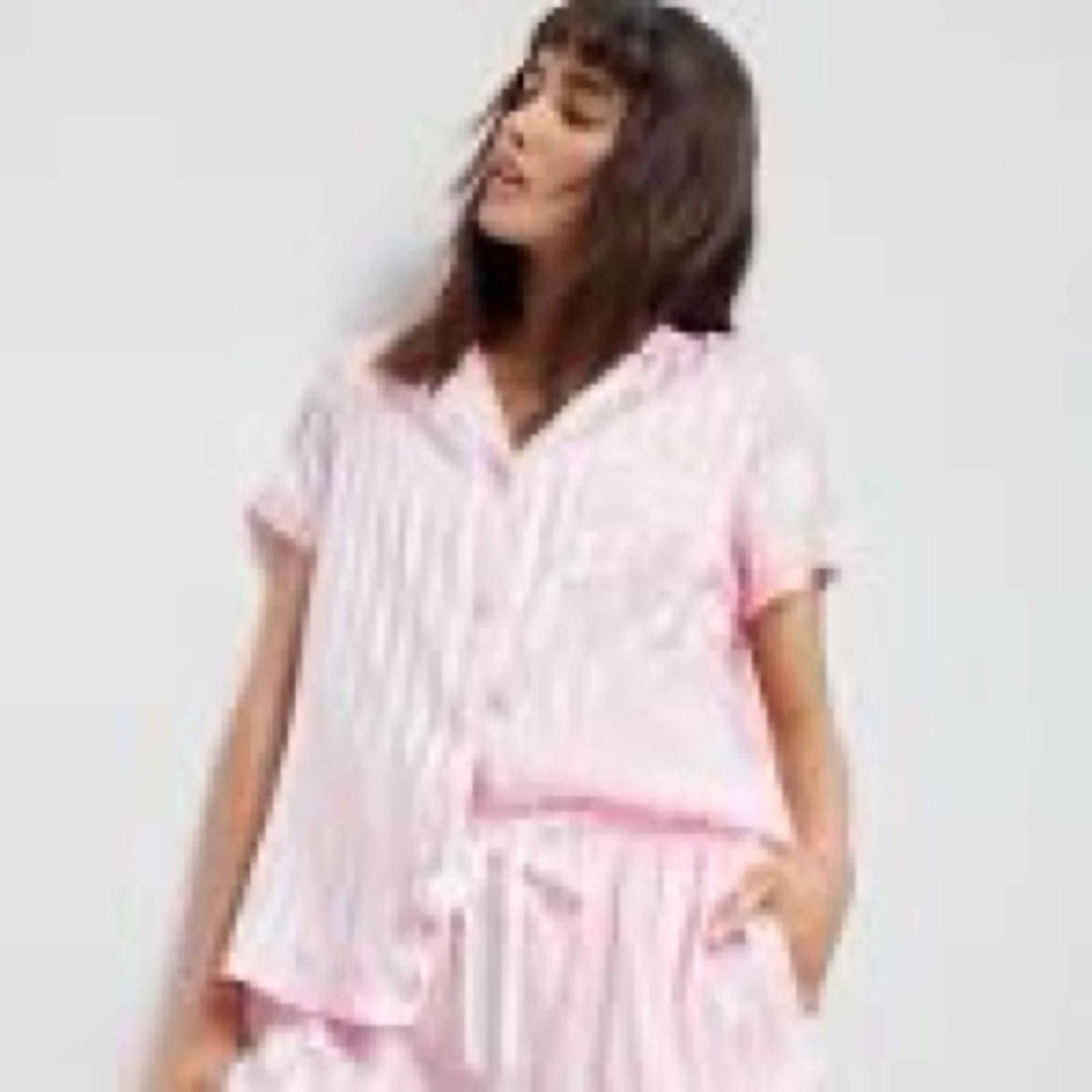 Other Peter Alexander Pink Stripe Satin Short PJ Set – Size L Size ONE SIZE - 2 Thumbnail