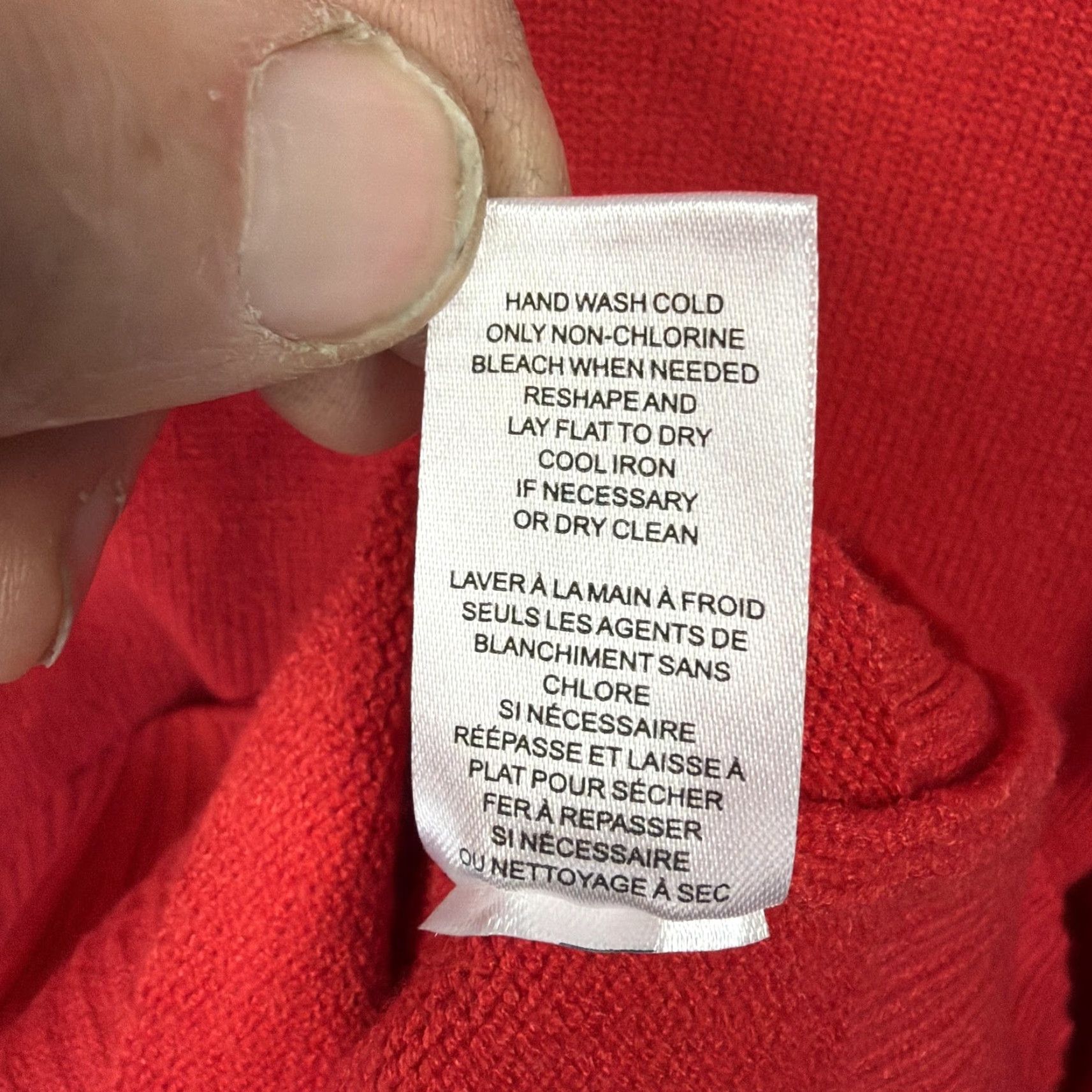Vintage Truth By Republic Sweater Womens XL Red Crew Neck Knit Cozy Preppy Quiet Luxury Size XL / US 12-14 / IT 48-50 - 7 Thumbnail