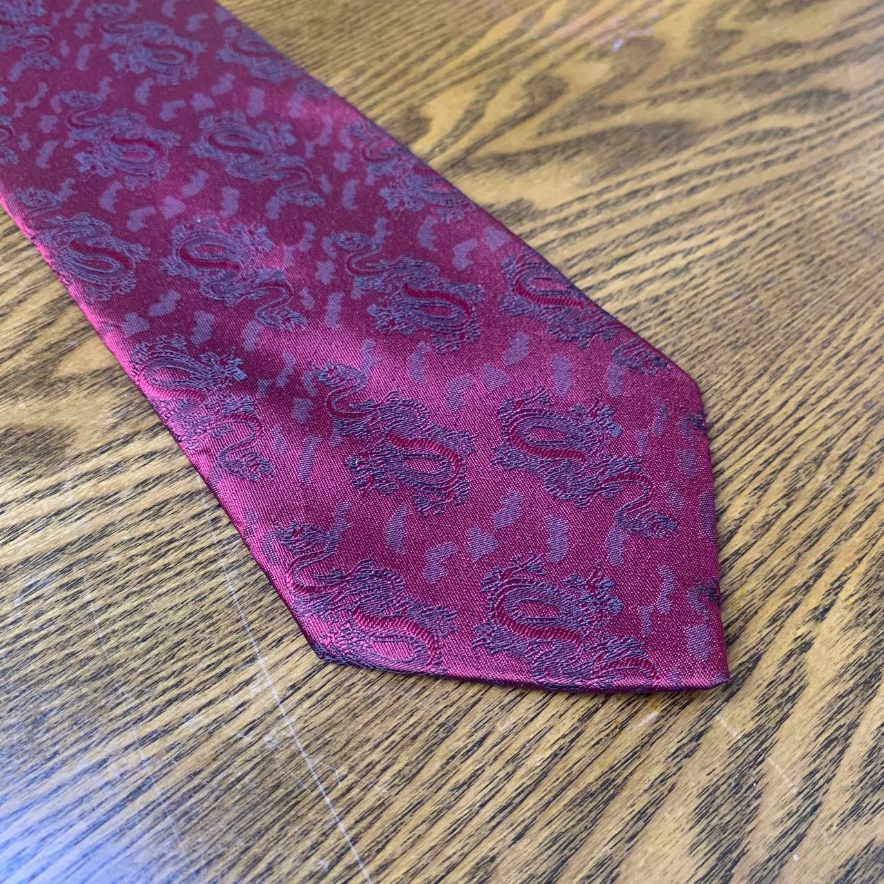 Other Kailong burgundy dragon patterned Size ONE SIZE - 2 Thumbnail