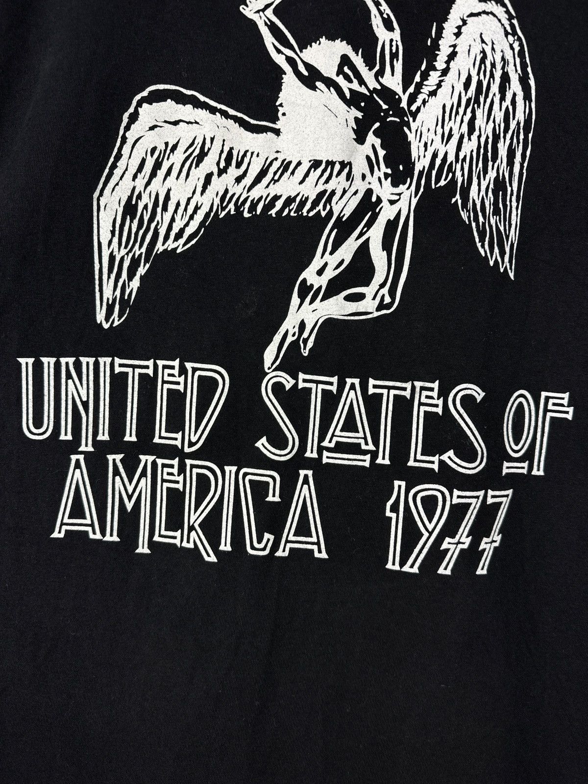 Led Zeppelin Vintage Led Zeppelin “USA 1977” Graphic Print T-Shirt Black Size US M / EU 48-50 / 2 - 5 Thumbnail