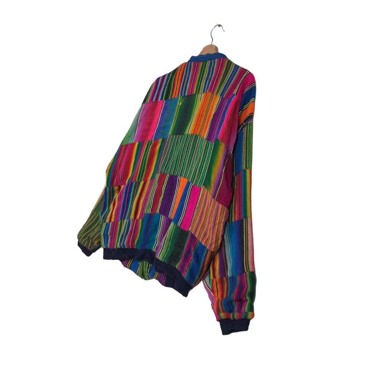 Vintage 🔥Vintage Zipper Jacket Multi Colour Knit Inspire Kapital Size US XL / EU 56 / 4 - 10 Thumbnail