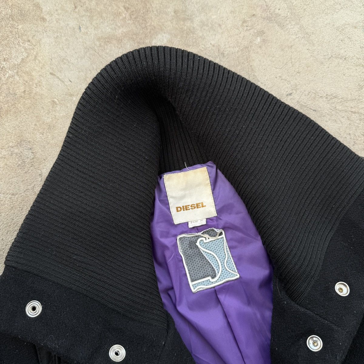 Diesel Vintage Diesel Wool Coat Black Size M / US 6-8 / IT 42-44 - 4 Thumbnail