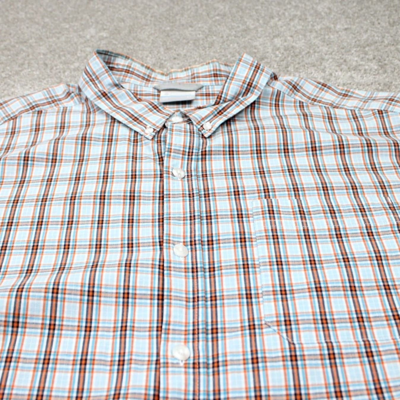 Vintage Columbia Shirt Men 2XL XXL Orange/Blue Rapid Rivers II Regular Fit Short Sleeve Plaid Size US XXL / EU 58 / 5 - 5 Thumbnail