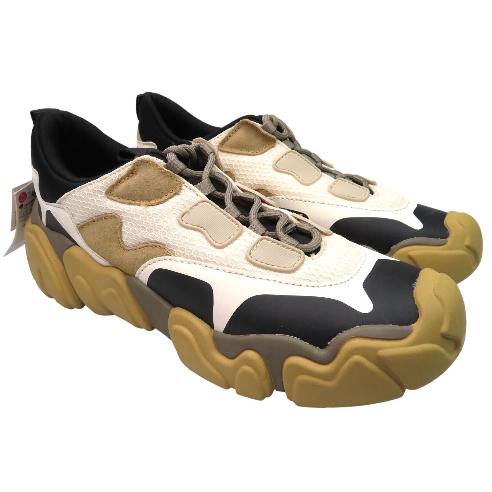 Zara ZARA Multi Piece Leather Mesh Thick-Soled Brown Sneakers Size US 10 / IT 40 - 1 Thumbnail