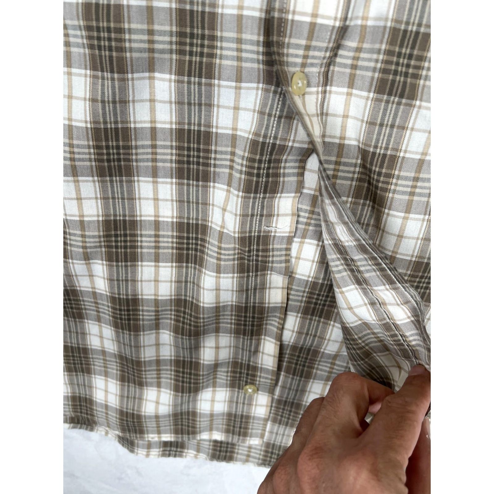 Vintage VTG Big Mac Shirt Mens 2XL Brown Plaid Long Sleeve Button Front Workwear Casual Size US XXL / EU 58 / 5 - 3 Thumbnail