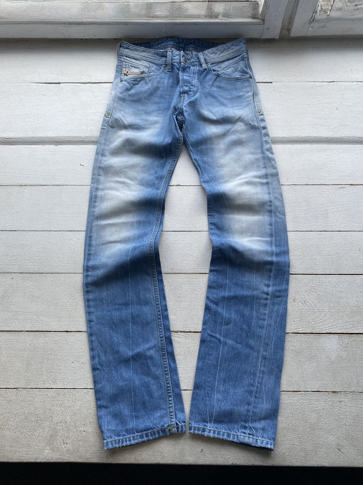 Diesel Luxury Diesel Butler Slim Tapered Y2K Denim Jeans W27 L32 Size US 27 - 2 Thumbnail