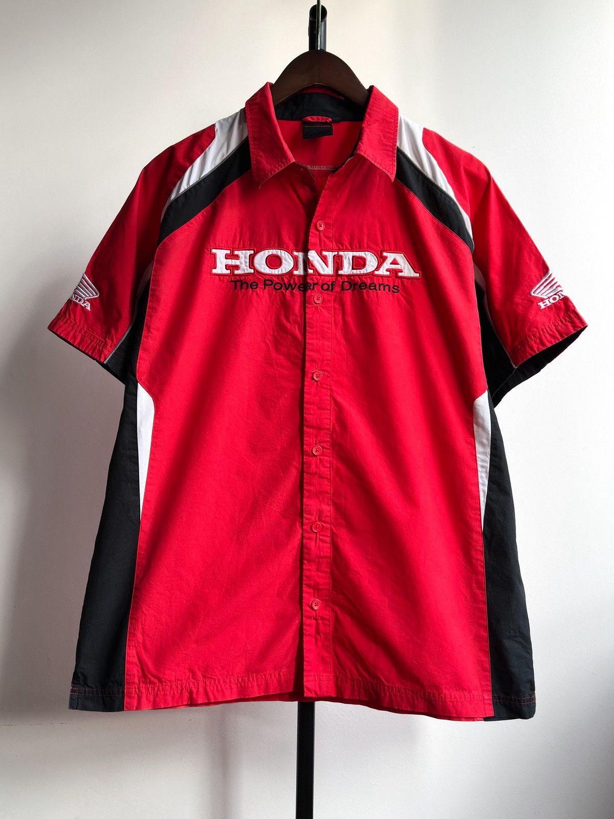 Honda Vintage Honda Racing Moto Shirt Size US XL / EU 56 / 4 - 1 Thumbnail