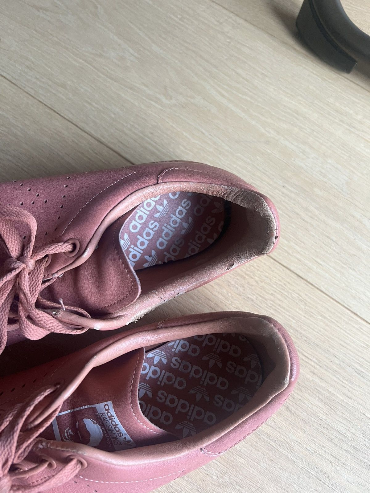 Adidas × Raf Simons Ash Pink Raf Simons Stan Smith Size US 12 / EU 45 - 8 Thumbnail