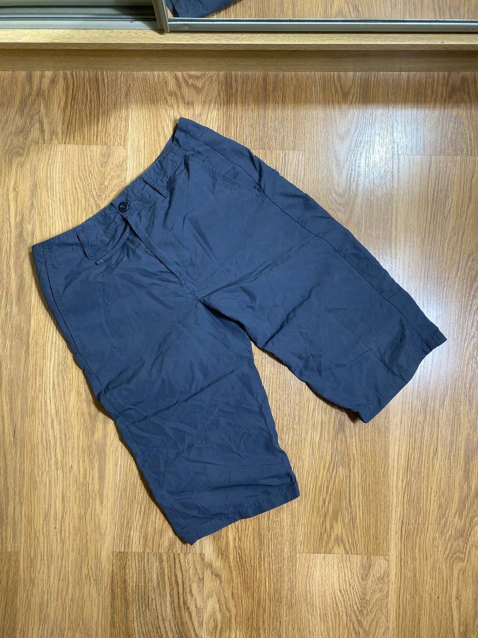 Diesel × Vintage Vintage 90s Y2K Diesel Big Logo Blue Cargo Long Shorts Size US 28 / EU 44 - 15 Thumbnail
