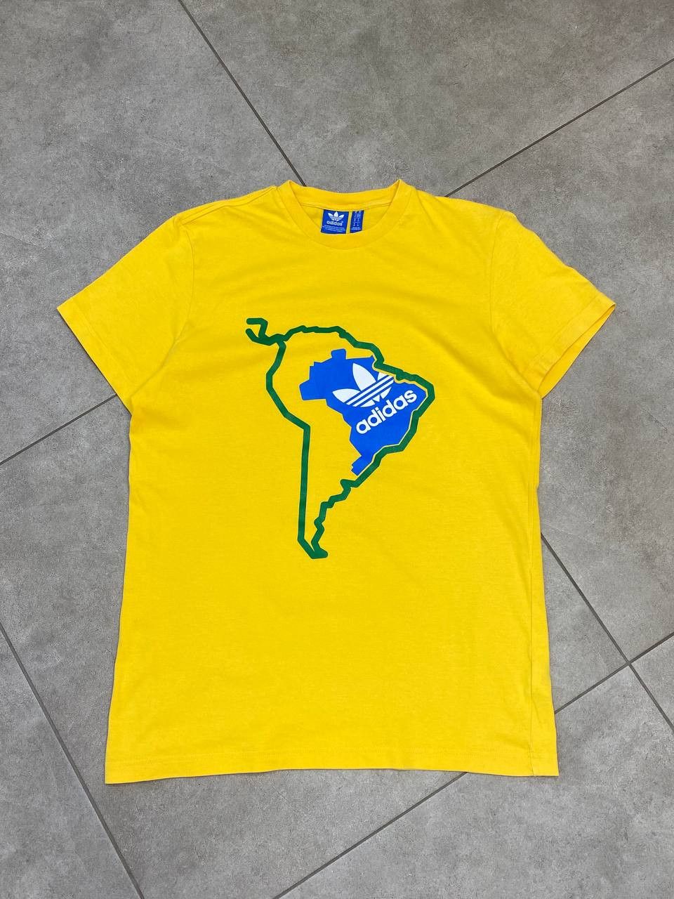 Adidas Originals Brasil Map Print T-Shirt