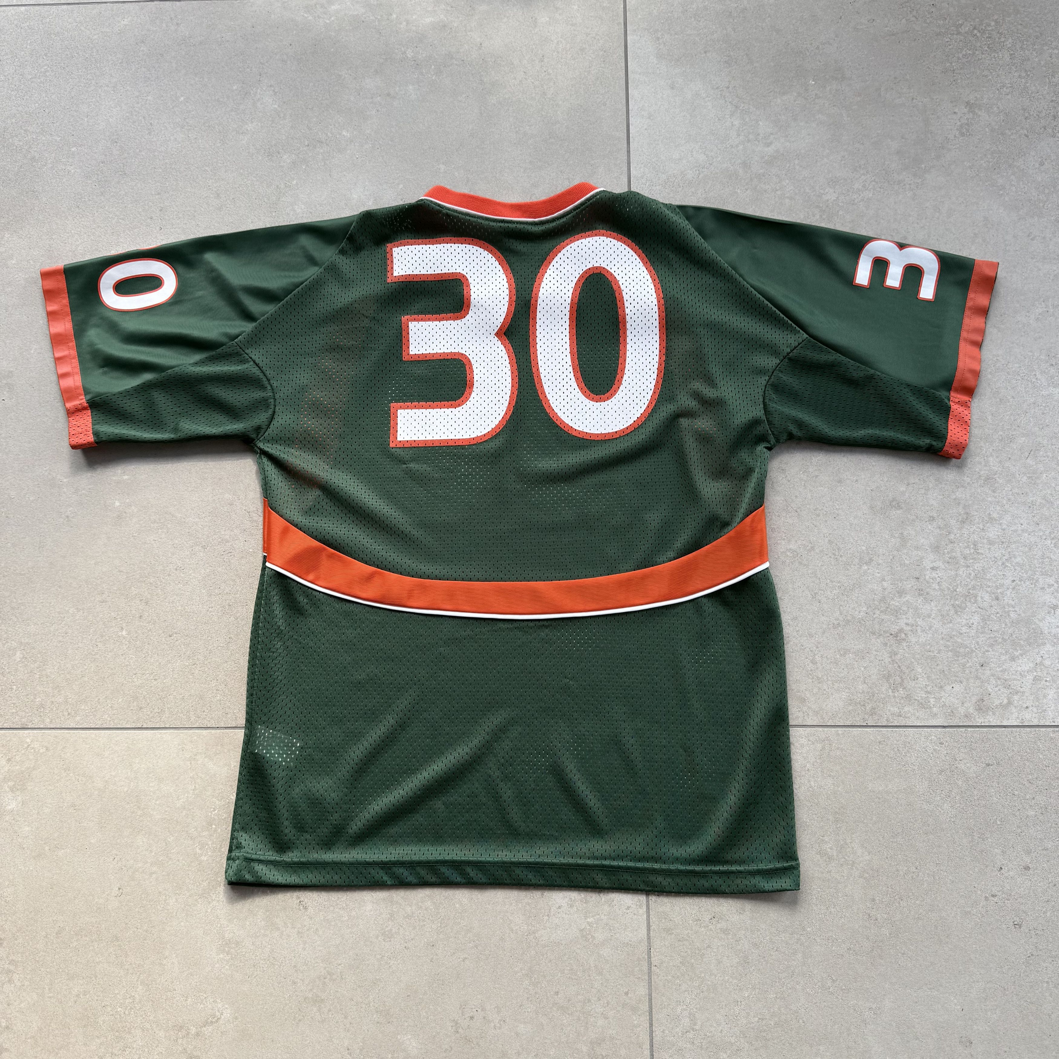 Nike Vintage Y2K Nike Team University of Miami Football Jersey Size US M / EU 48-50 / 2 - 3 Thumbnail