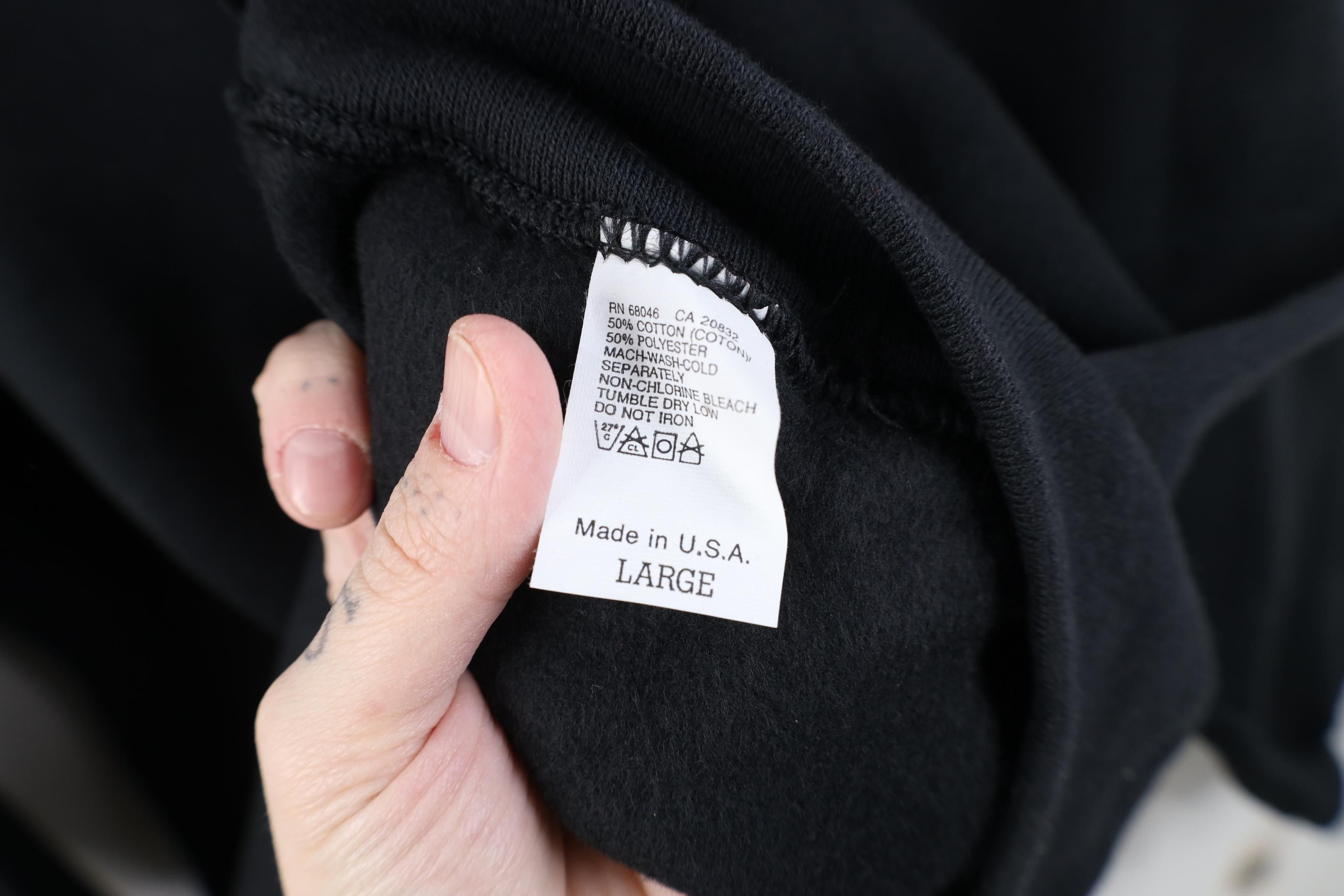 Vintage Deadstock Vintage 90s Streetwear Turtleneck Sweatshirt USA Size US L / EU 52-54 / 3 - 6 Thumbnail