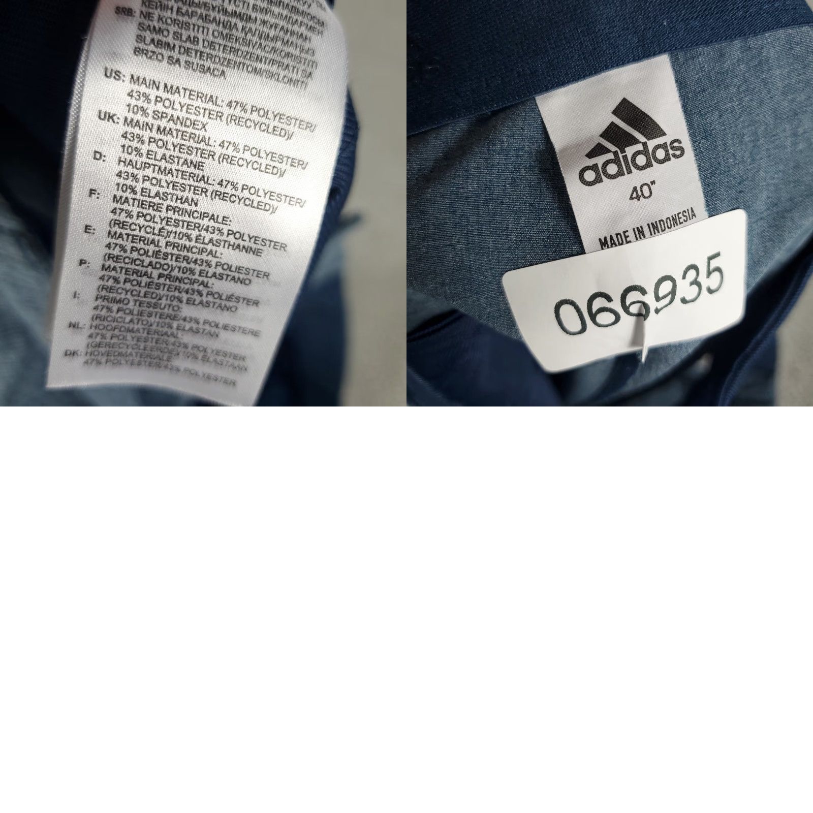Adidas Adidas Shorts Mens 40 Blue Plaid Golf Casual Flat Front Chino Pocket Slash Pocket Regular Rise Mid 10-12in Zip Size US 40 / EU 56 - 8 Thumbnail
