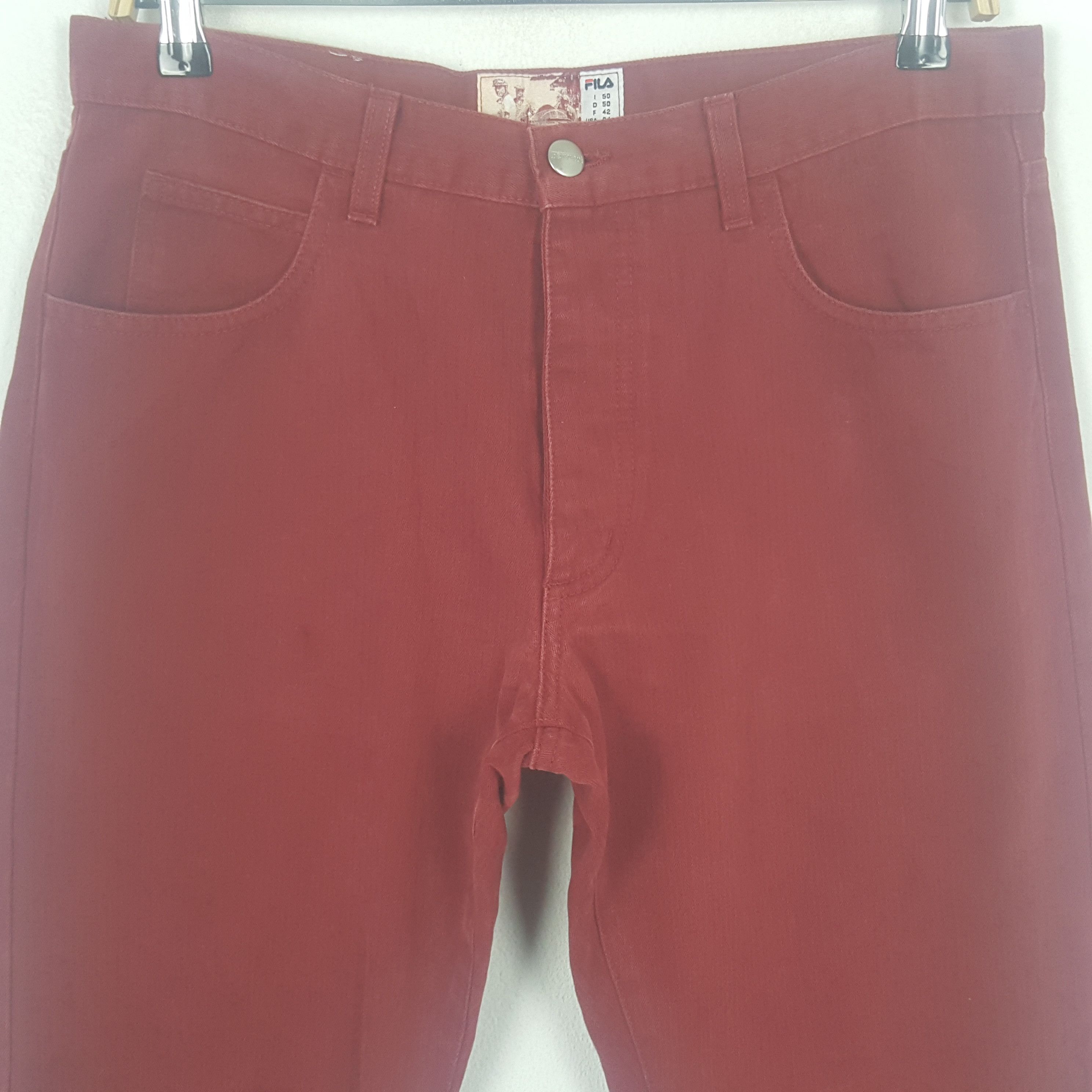 Fila Vintage Fila X Ferrari American Trousers Pants C297N8 Size US 32 / EU 48 - 2 Thumbnail