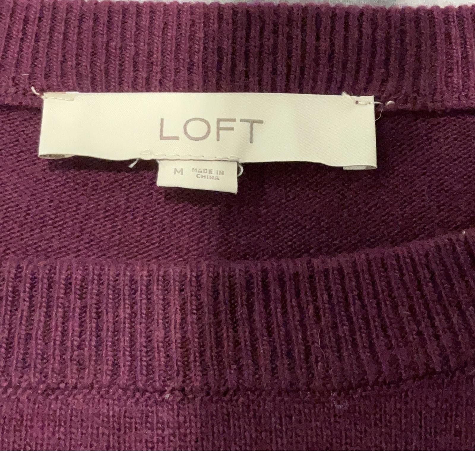 Other LOFT 'Wine & Cheese' Embroidered Sweater Medium Size M / US 6-8 / IT 42-44 - 2 Thumbnail