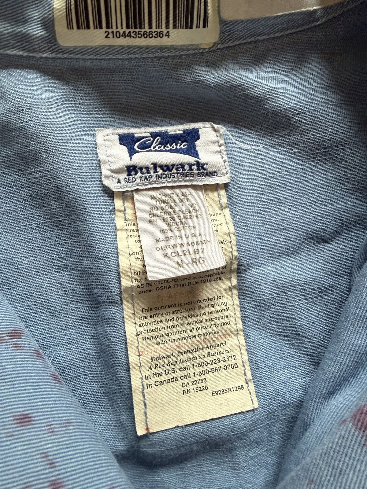 Vintage Vintage 90s Distressed Work Shop Coat Jacket Size US M / EU 48-50 / 2 - 2 Thumbnail