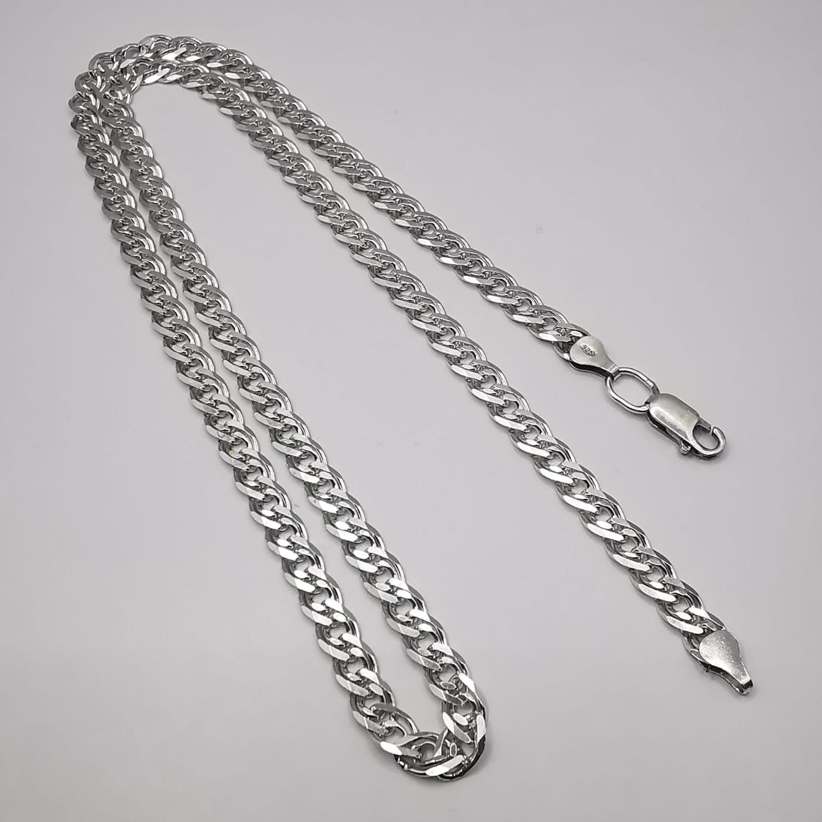 Sterling Silver Vintage Jewelry Chain, 925 Sterling Silver, Signed 25,03g Size ONE SIZE - 2 Thumbnail