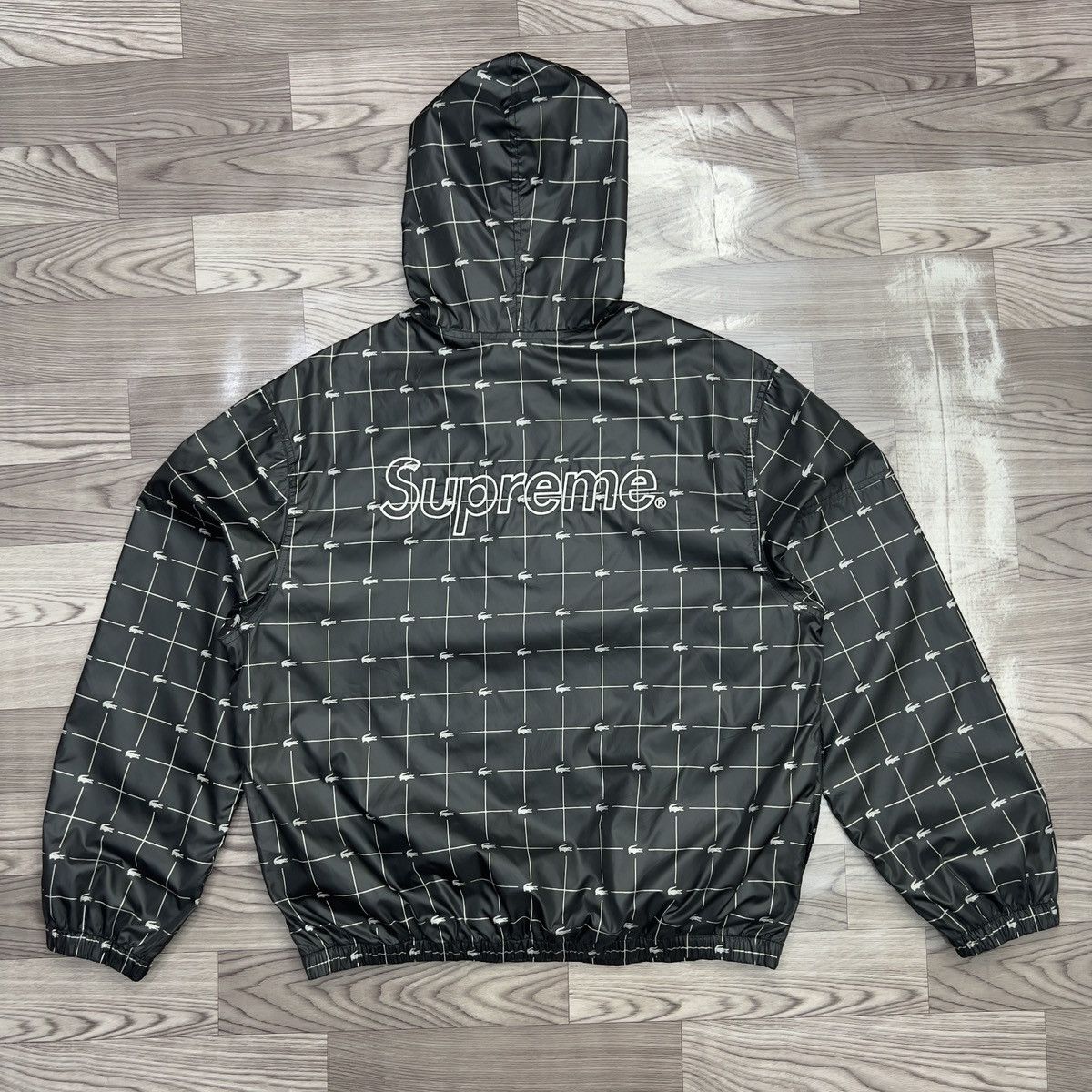 Lacoste × Supreme Supreme x Lacoste Reflective Grid Nylon Jacket Size US M / EU 48-50 / 2 - 3 Thumbnail