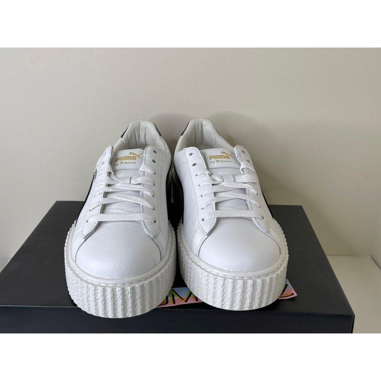 Puma Puma Creeper Rihanna White Leather Womens 9us Size US 9 / IT 39 - 2 Thumbnail
