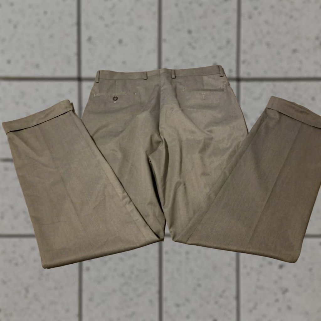 Polo Ralph Lauren Mens Polo Ralph Lauren Dress Pants Gray Khaki Chino Trouser 34x32 Slack Size US S / EU 44-46 / 1 - 1 Thumbnail