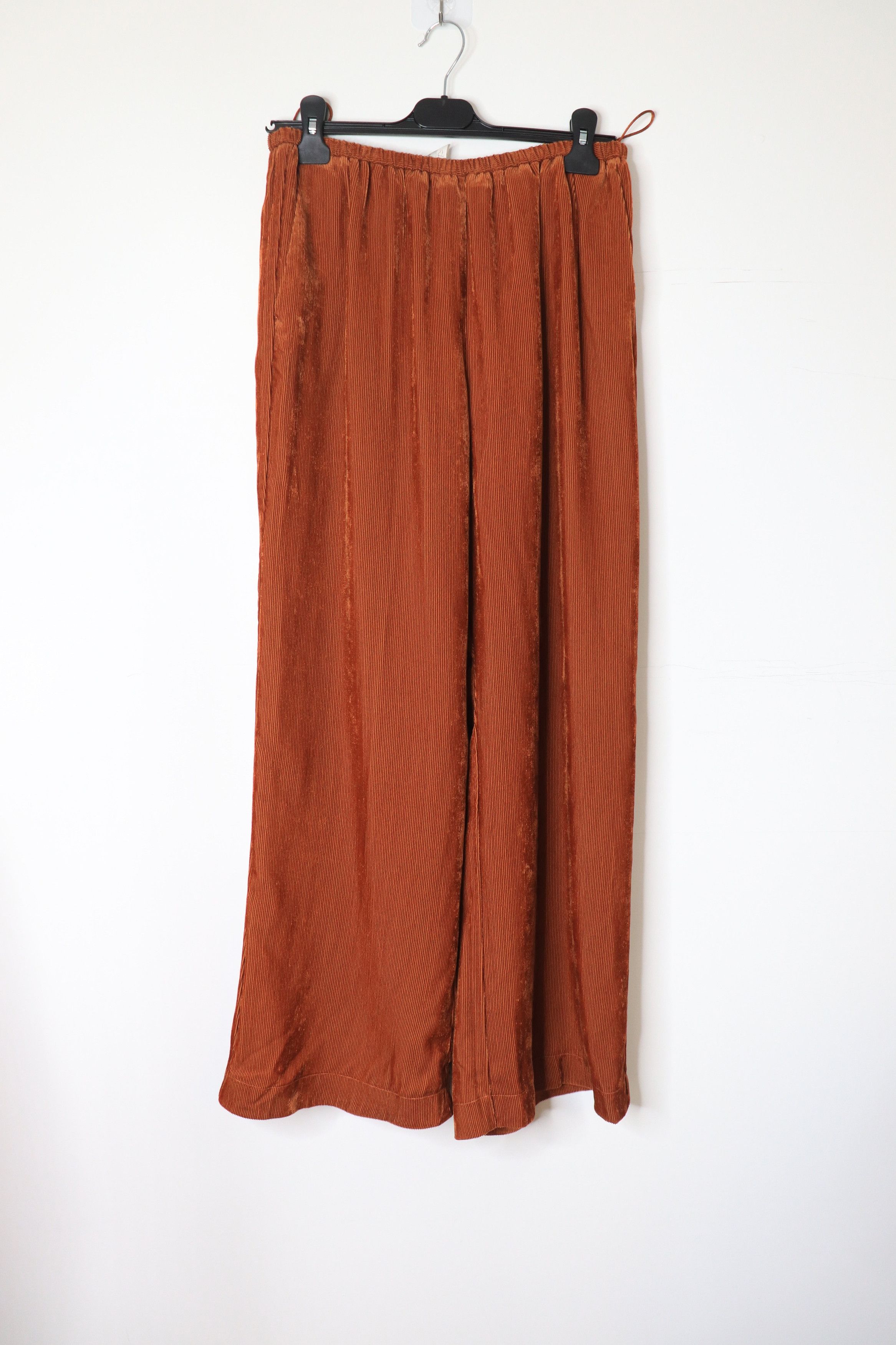 Other Rust elasticated corduroy trousers - UK 14 Size 32" / US 10 / IT 46 - 1 Thumbnail