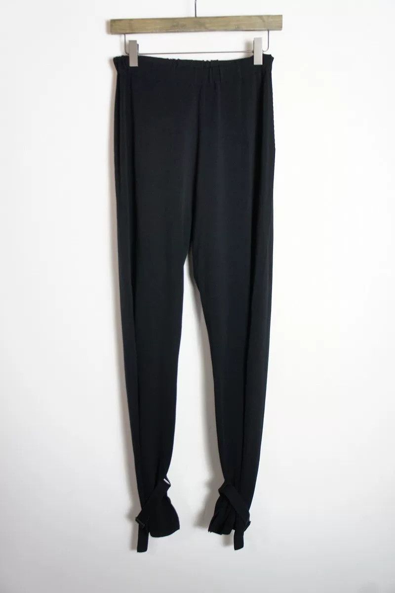 Y's Yohji Yamamoto Black Knit Trousers Size 25" / US 0 / IT 36 - 1 Thumbnail