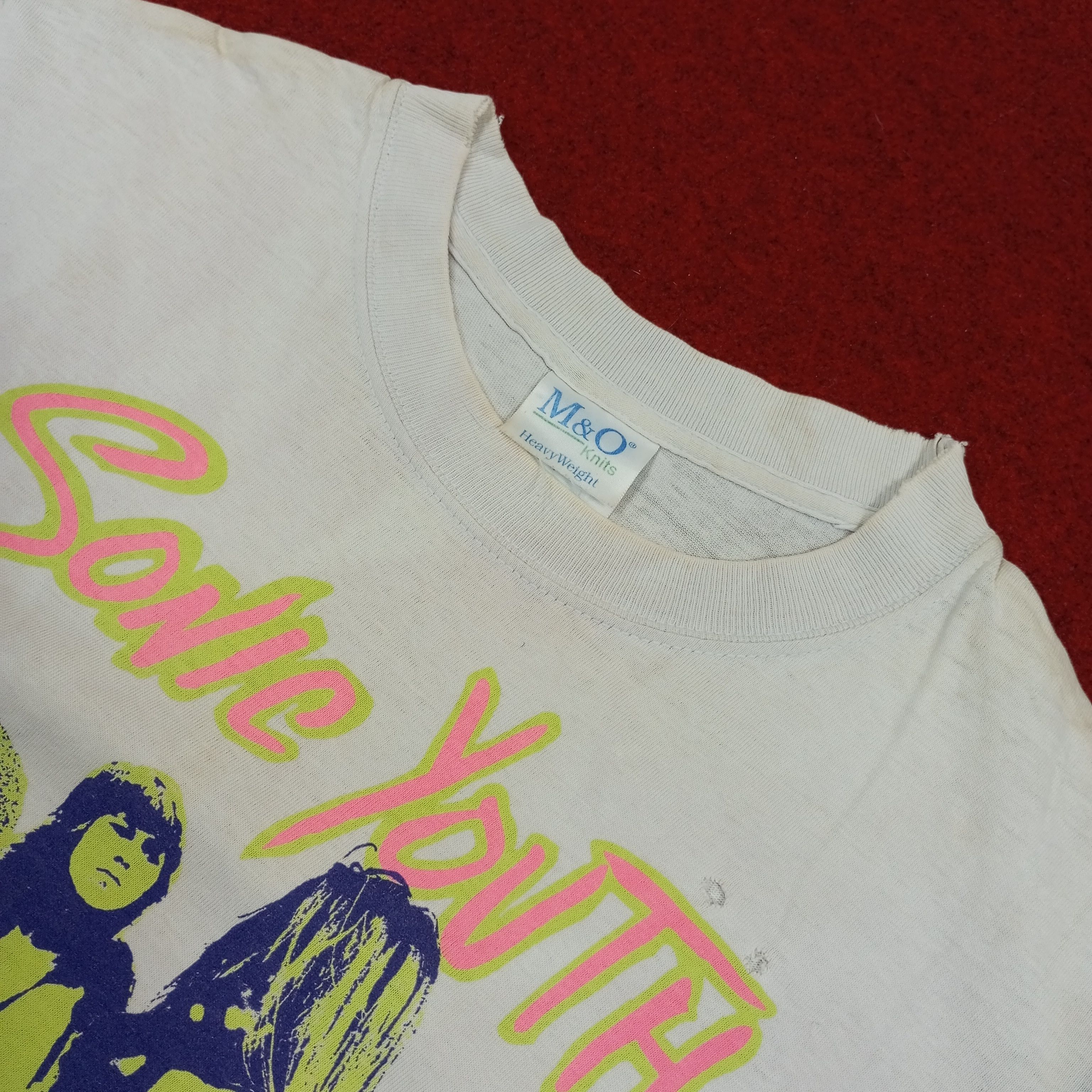Band Tees × Vintage Sonic Youth Rock Band Music Vintage Tshirt Size US S / EU 44-46 / 1 - 6 Thumbnail