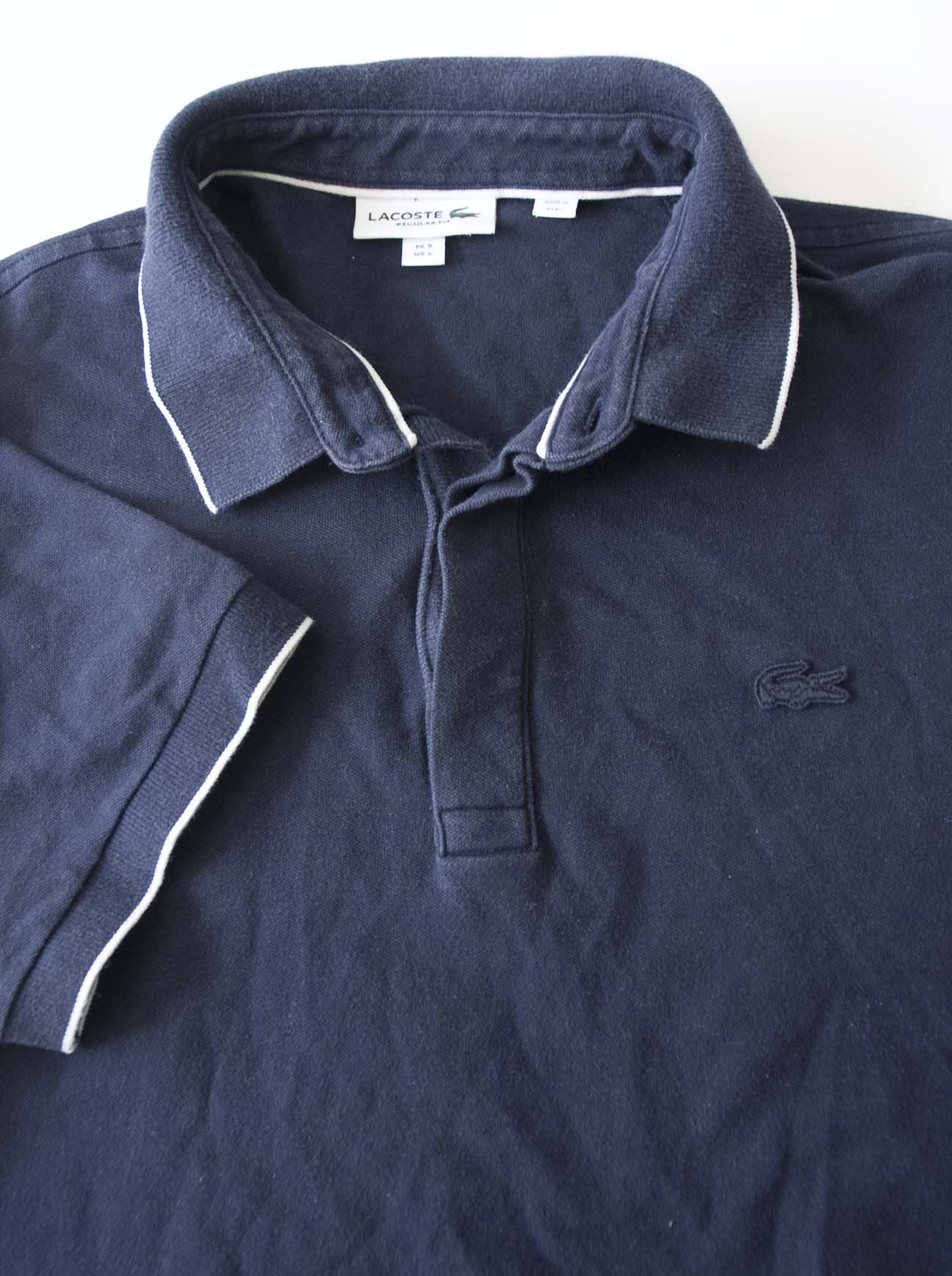 Lacoste Lacoste Polo Regular Fit Size 5/ L Dark Blue Size US L / EU 52-54 / 3 - 1 Thumbnail