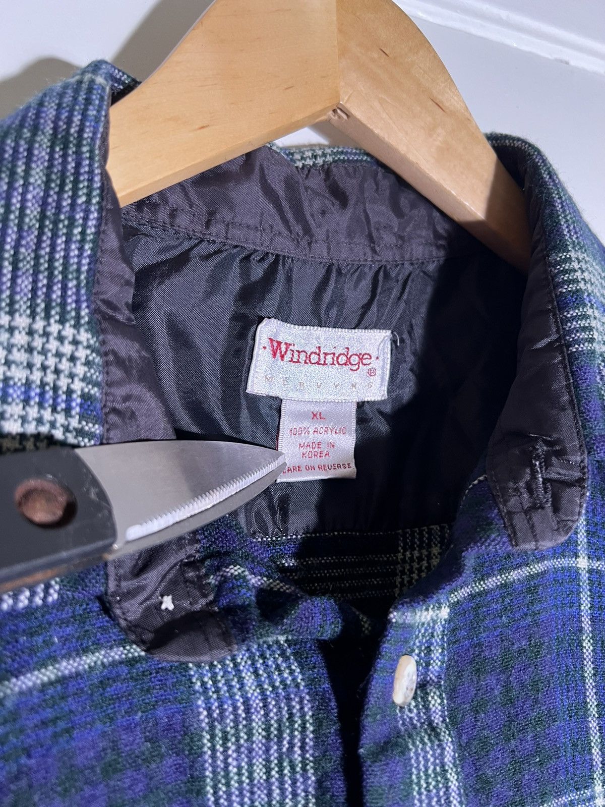 Vintage 90’s 2000’s Y2K VTG Vintage Windridge Retro Flannel Shirt Size US XL / EU 56 / 4 - 7 Thumbnail
