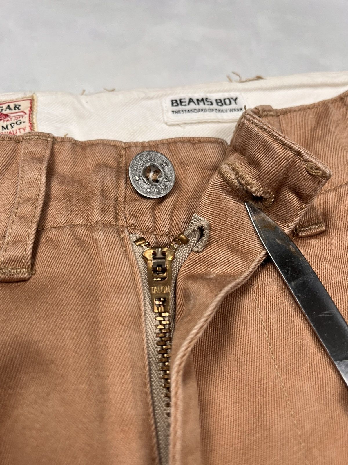 Sugar Cane Beams Boy x Sugar Cane US Army Long Pants Size US 29 - 4 Thumbnail