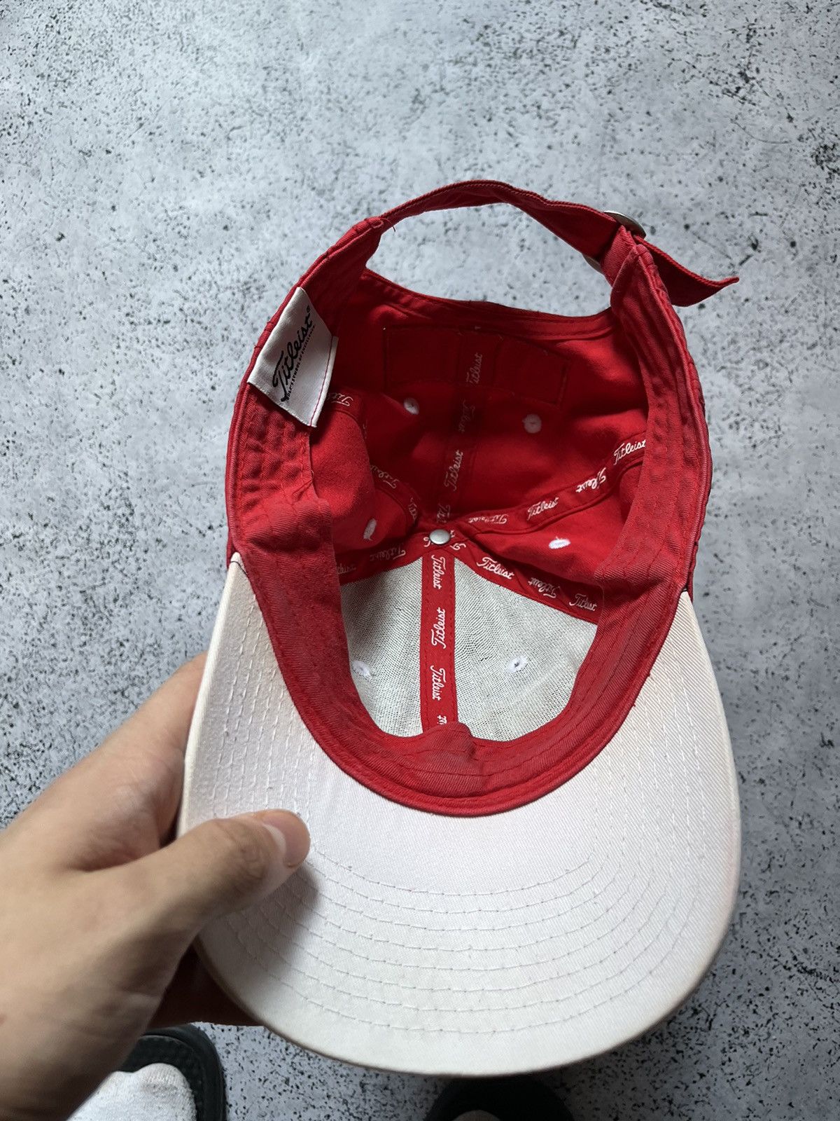 Vintage Vintage Fitleist Spell Out Cap Rap Hats Y2K USA Style Size ONE SIZE - 7 Thumbnail