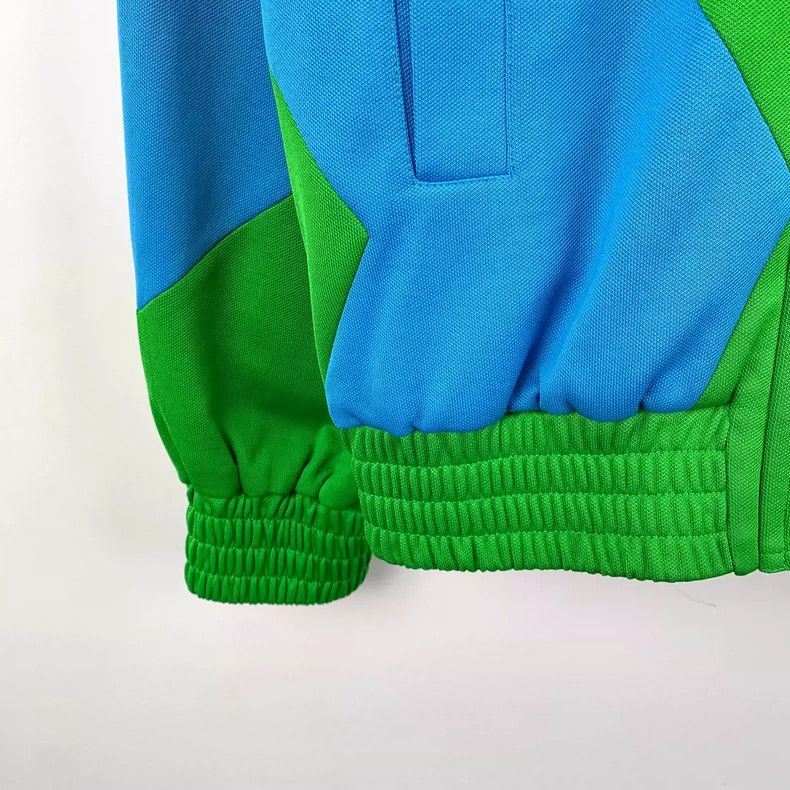 Gucci Gucci 23 green rabbit embroidered stand-up collar single-br Size US S / EU 44-46 / 1 - 4 Thumbnail