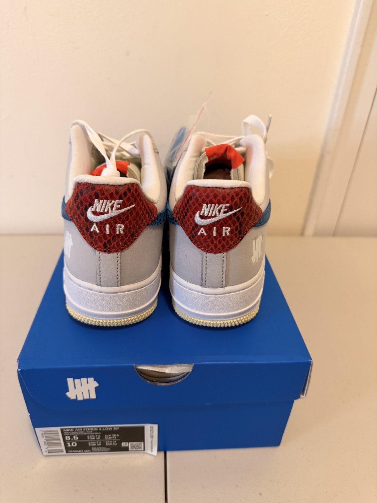 Nike × Undefeated Nike Air Force 1 Low SP Undefeated 5 On It Dunk vs AFI Grey Size US 8.5 / EU 41-42 - 4 Thumbnail