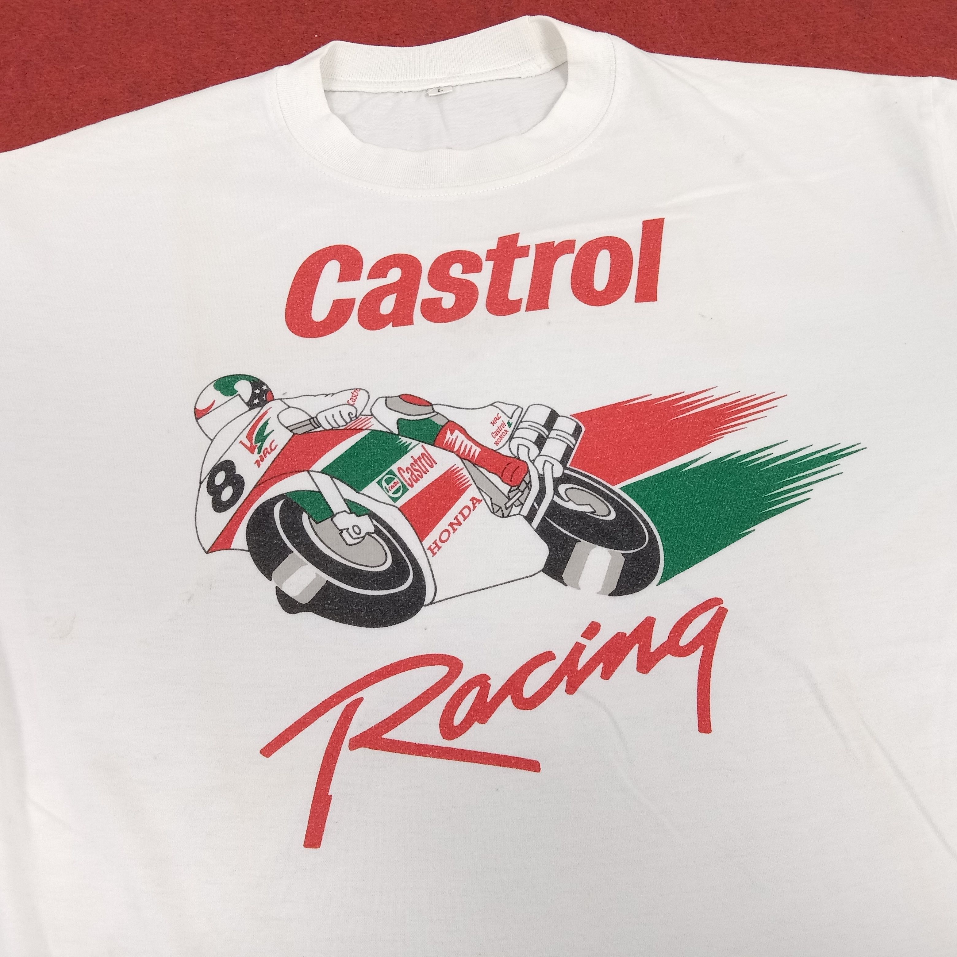 Honda × Vintage Castrol Racing Honda MotoGP Design Promo Tshirt Size US L / EU 52-54 / 3 - 2 Thumbnail