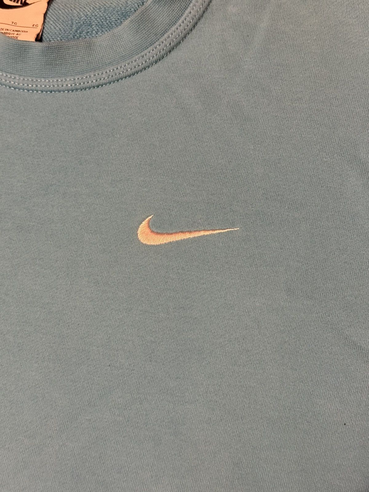 Nike Nike Sky Blue Crewneck Sweatshirt XLarge Size US XL / EU 56 / 4 - 3 Thumbnail